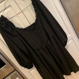 SHEIN Curve black dress NWT. Pretty details size 3XL